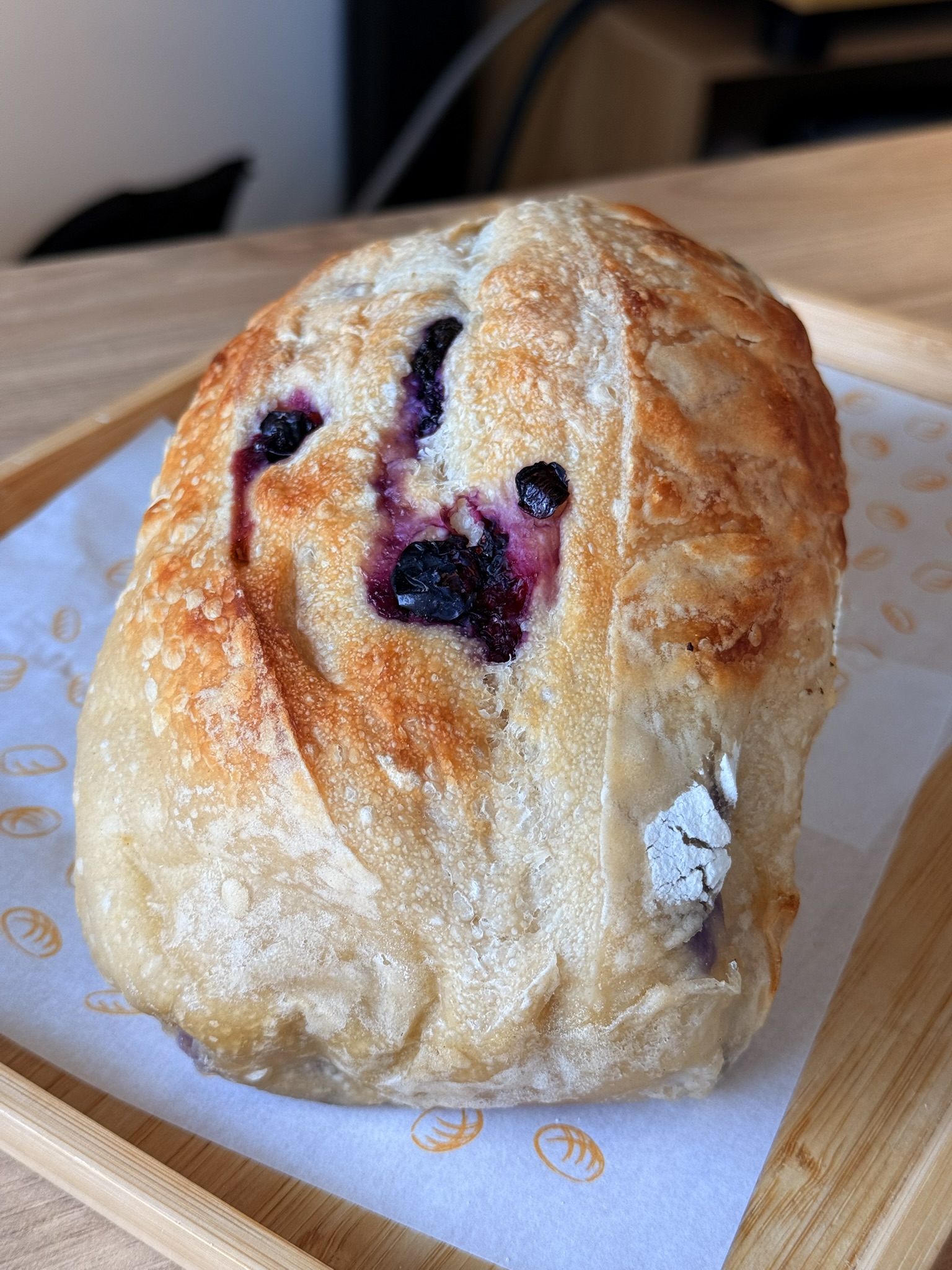 Pan de arándanos