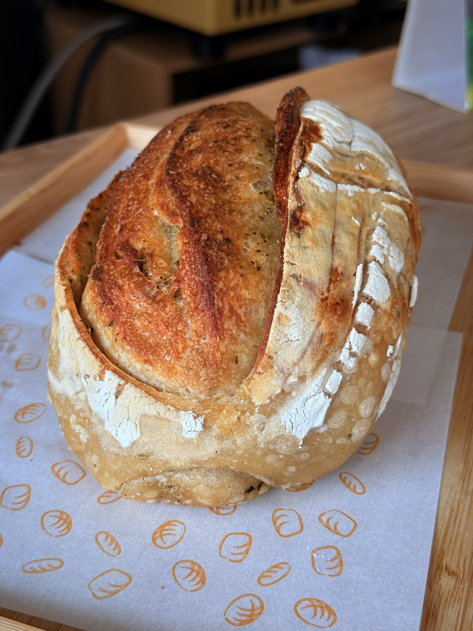 Pan Mantequilla, Ajo y oregano