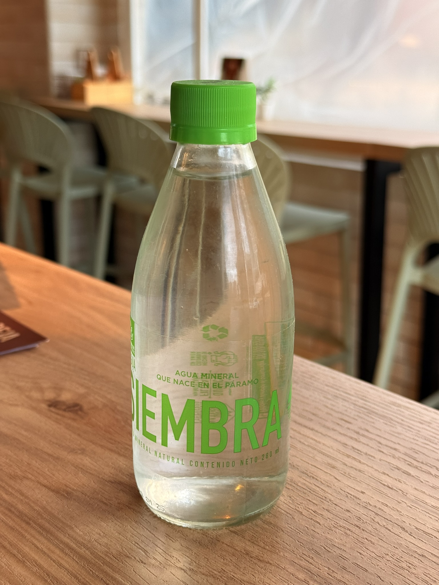 Agua natural 280ml